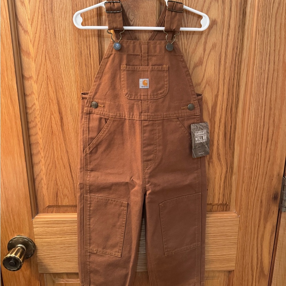 Carhartt 2T Tan Overalls